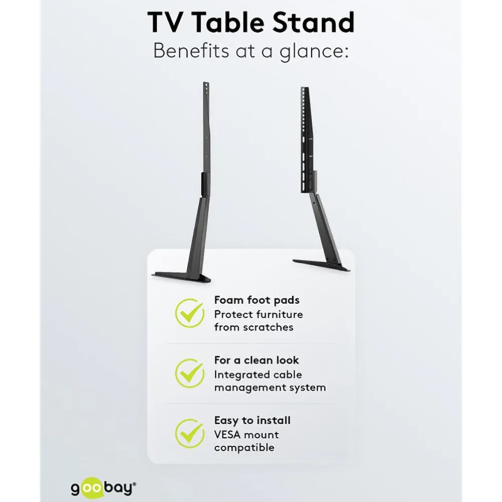 Kjell Tv Og Tilbehør|Bordstativ for TV 32–70"