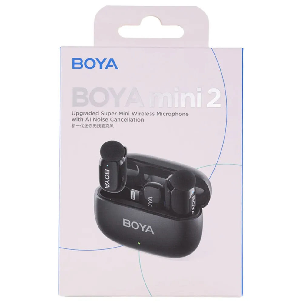Boya Mikrofoner|mini 2 trådløst mikrofonsystem for iPhone