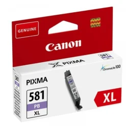 Canon Skrivere Og Tilbehør|CLI-581XL Blekkpatron - Fotoblå