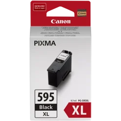 Canon Skrivere Og Tilbehør|PG-595XL svart blekkpatron med høy kapasitet