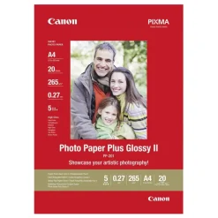 Canon Skrivere Og Tilbehør|Pus Glossy II Fotopapir A4 20-pk.