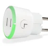 Capidi Sterkstrøm|USB-sikkerhetstimer med to porter - 3,4 A Hvit