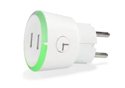 Capidi Sterkstrøm|USB-sikkerhetstimer med to porter - 3,4 A Hvit