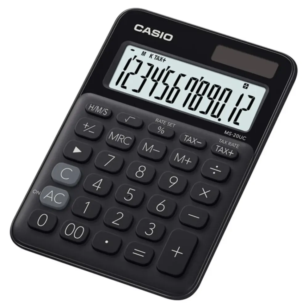 Casio Hjemmekontor|Kalkulator|MS-20UC Kalkulator