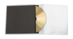 Kjell Musikkspiller Og Radio|Datatilbehør|CD-lomme dobbel med karbonpapp 25-pk.