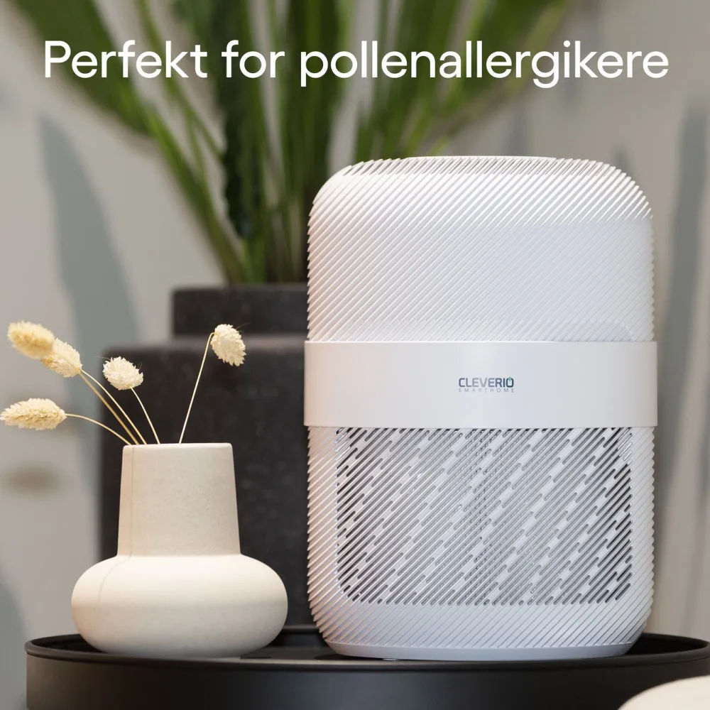 Cleverio Inneklima|Air Purifier Appstyrt luftrenser