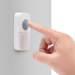 Cleverio Smarte Alarmer|Smarte Sensorer|Ekstra trykknapp til dørklokke (trådløs)