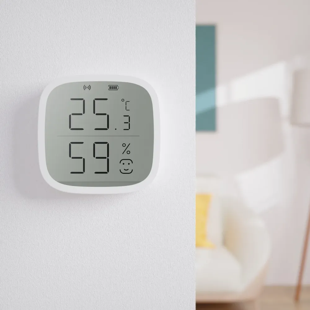 Cleverio Smarte Sensorer|Smart temperaturmåler og hygrometer med Zigbee 3.0