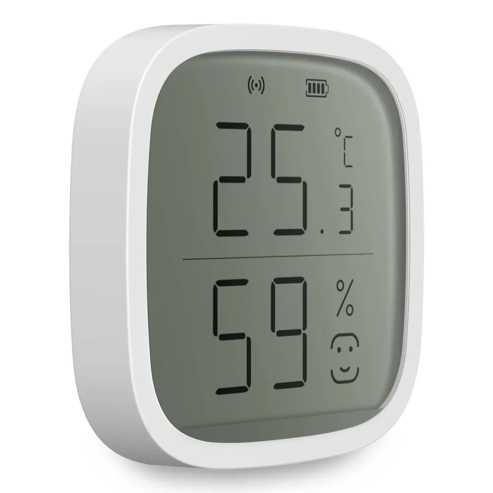 Cleverio Smarte Sensorer|Smart temperaturmåler og hygrometer med Zigbee 3.0