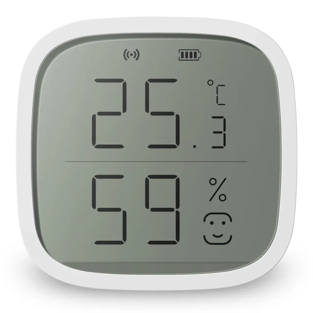 Cleverio Smarte Sensorer|Smart temperaturmåler og hygrometer med Zigbee 3.0