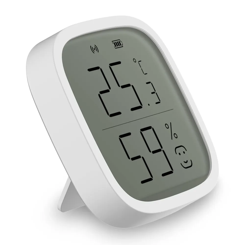 Cleverio Smarte Sensorer|Smart temperaturmåler og hygrometer med Zigbee 3.0