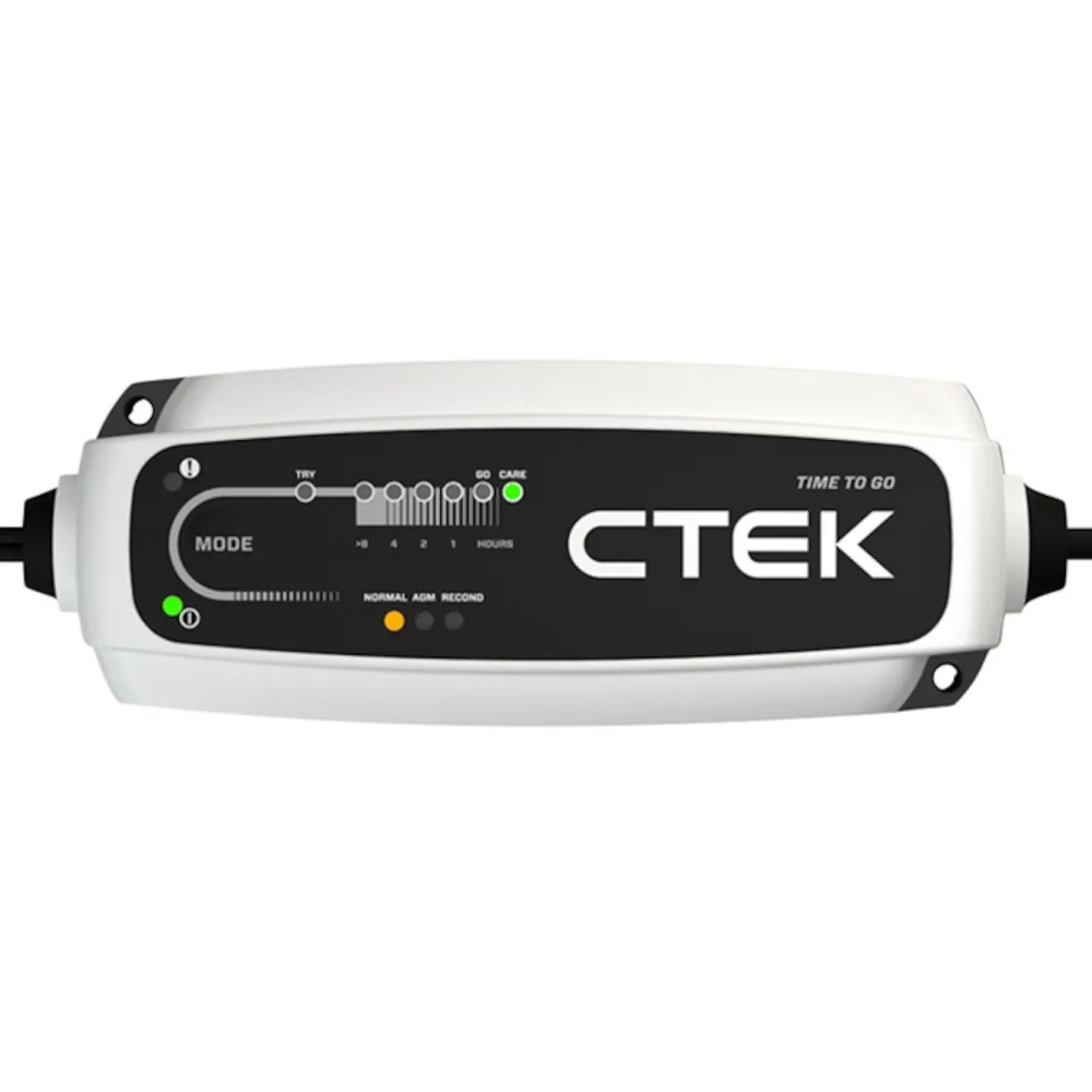 Ctek Biltilbehør|Batteriladere|CT5 Time to go Batterilader 5 A