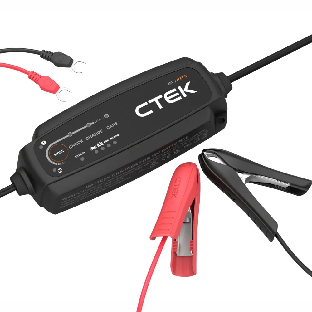 Ctek Biltilbehør|Batteriladere|NXT 5 Smart batterilader 12 V 5 A