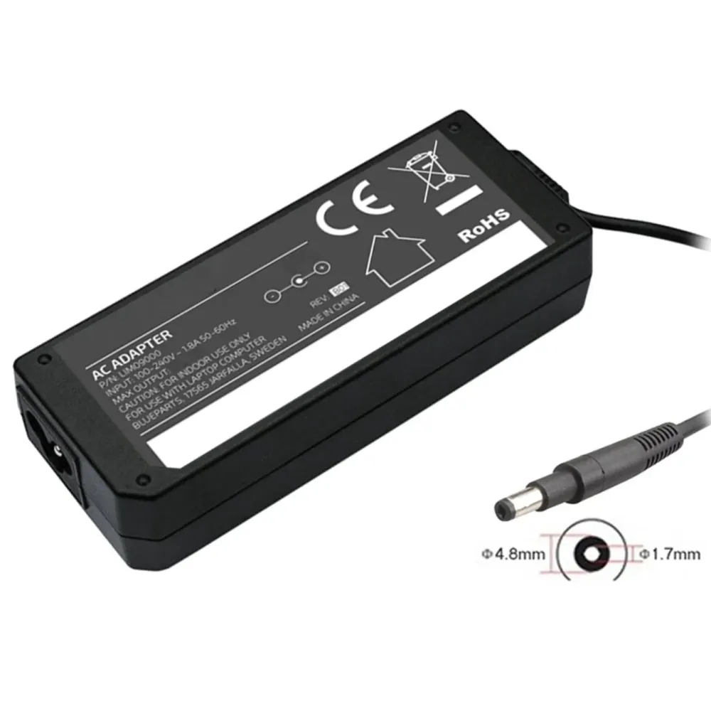 Kjell Tilbehør Til Bærbar Pc|Datamaskinlader 19,5 V 65 W 4,8 x 1,7 mm
