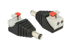 Kjell Strømadaptrer|Svakstrøm|DC-kontakt terminalblokk 5,5x2,1 mm