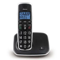 Kjell Fasttelefoni|DECT-telefon Alecto FX-6000 (1 hodetelefon + basestasjon)