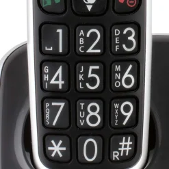 Kjell Fasttelefoni|DECT-telefon Alecto FX-6000 (1 hodetelefon + basestasjon)