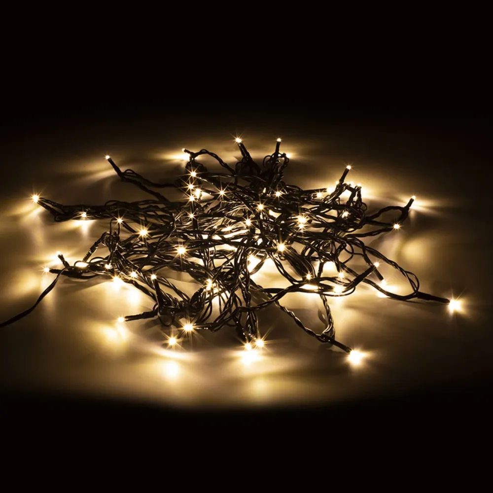 Deltaco Smart Belysning|Lyslenker|Smart Home Lyslenke Hvit 80 LED 10 m