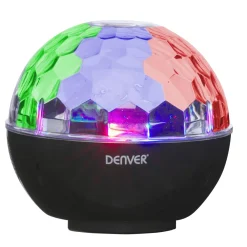 Denver Høyttaler|Stemmeassistenter|Bluetooth-høyttaler med diskobelysning