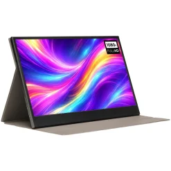 Denver Dataskjermer|Bærbar Full HD-skjerm med USB-C og IPS-panel 15,6"