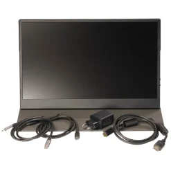 Denver Dataskjermer|Bærbar Full HD-skjerm med USB-C og IPS-panel 15,6