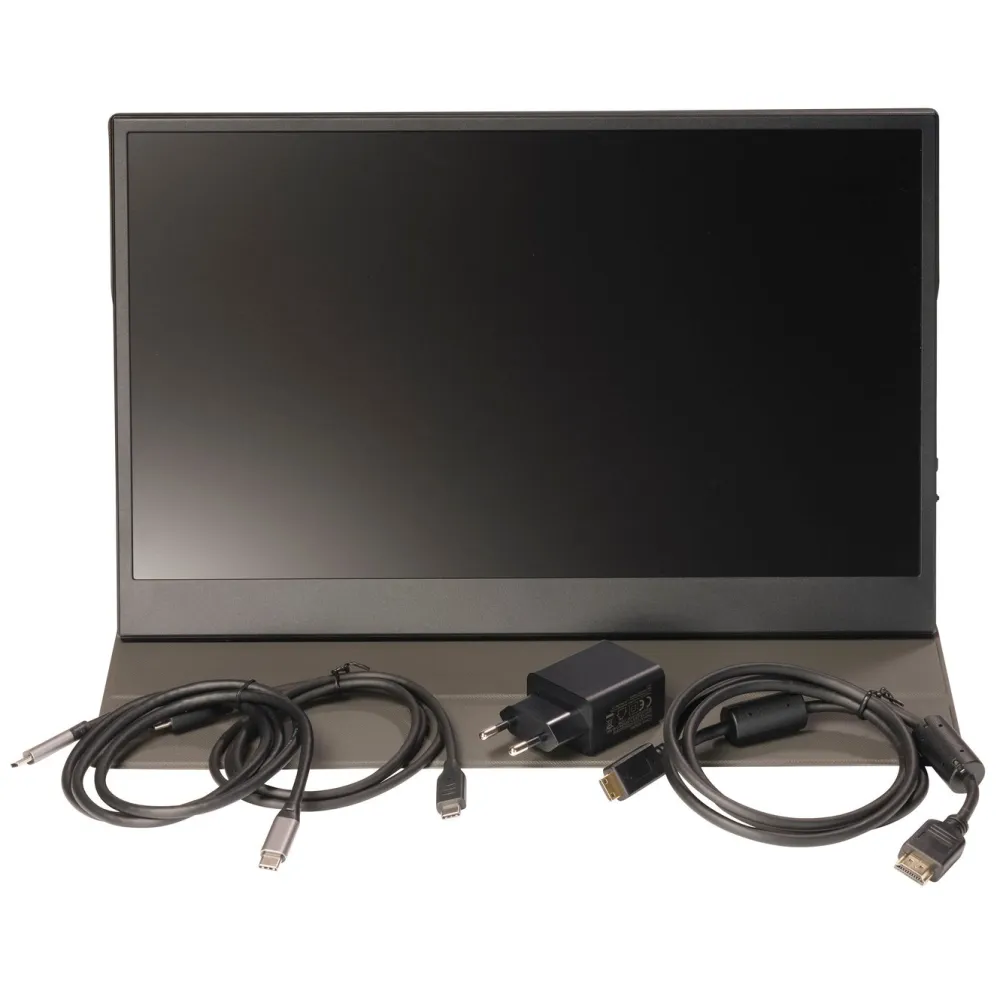 Denver Dataskjermer|Bærbar Full HD-skjerm med USB-C og IPS-panel 15,6"
