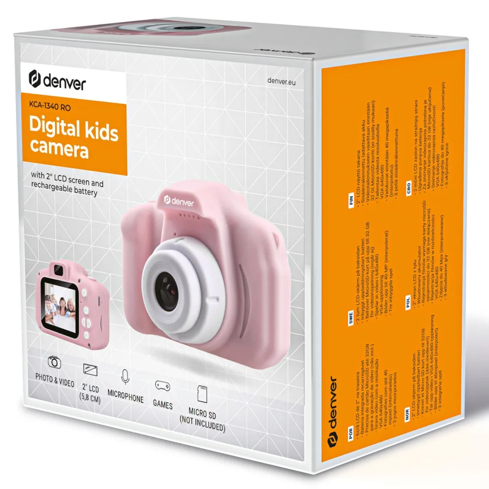Denver Barn Og Baby|Foto Og Video|Digitalkamera med selfielinse for barn
