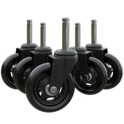 Desire2 Datatilbehør|Ergonomi|Gummihjul for kontorstoler 5-pk. 22 mm