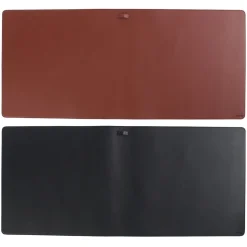 Desire2 Gaming Mus|Datamus|Skrivebordsmatte i vegansk skinn 900×400 mm Grå, 90×45 cm