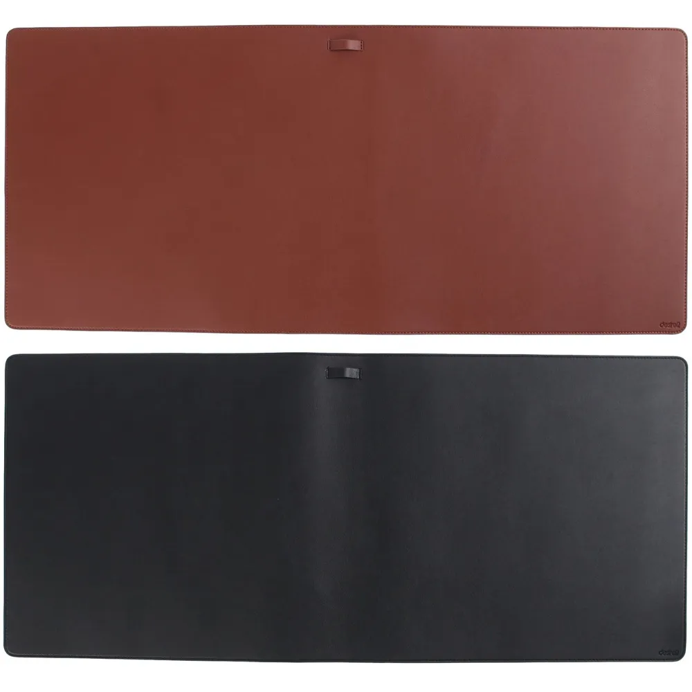 Desire2 Gaming Mus|Datamus|Skrivebordsmatte i vegansk skinn 900×400 mm Grå, 90×45 cm