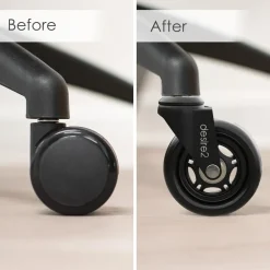 Desire2 Datatilbehør|Ergonomi|Universalhjul for kontorstoler 5-pk.