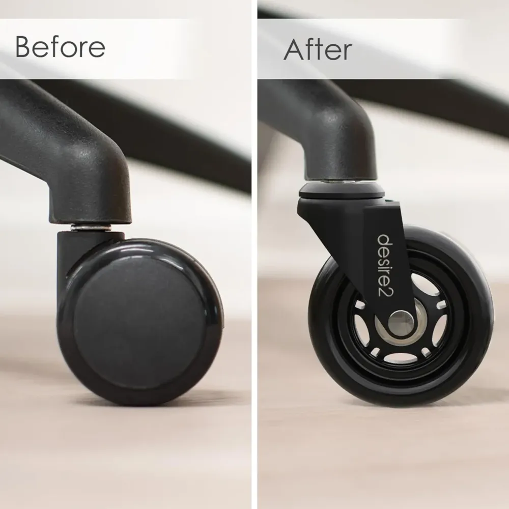 Desire2 Datatilbehør|Ergonomi|Universalhjul for kontorstoler 5-pk.