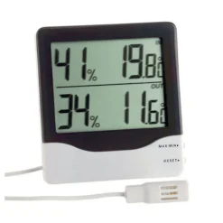 Kjell Termometer Og Hygrometere|Måleinstrumenter|Digitalt hygrometer med sonde