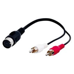 Kjell Rengjøring|Foto Og Video|DIN til RCA-adapter 0,2 m