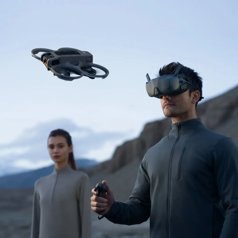 DJI Fritid|Droner|Avata 2 Fly Smart Combo – FPV-drone med 4K HDR