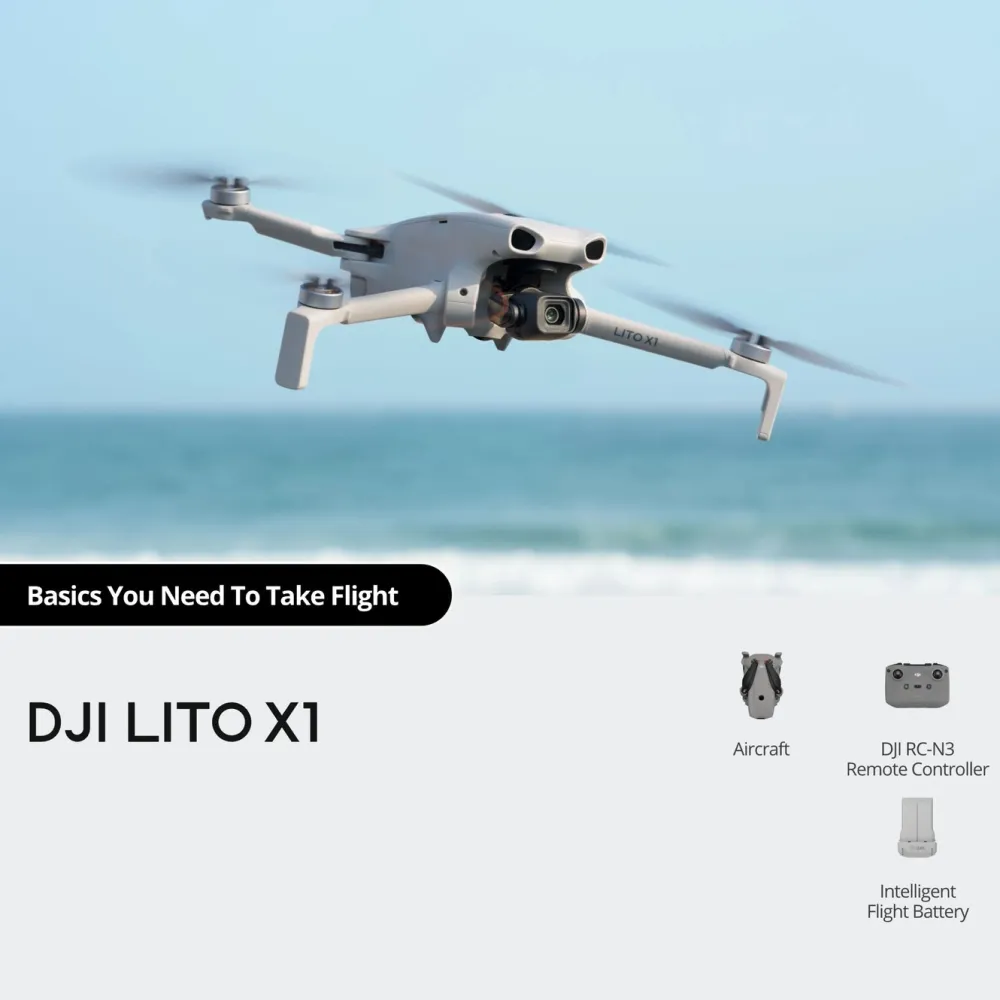 DJI Fritid|Droner|Lito X1 kameradrone med 4K HDR Grå