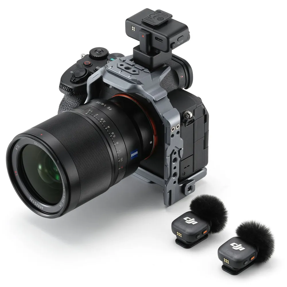 DJI Mikrofoner|Mic 3 trådløst mikrofonsett 2 TX + 1 RX + ladeetui