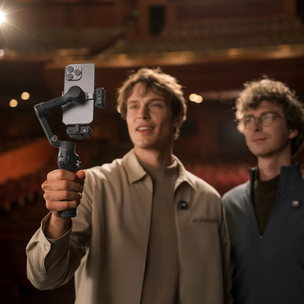 DJI Mikrofoner|Mic 3 trådløst mikrofonsett 2 TX + 1 RX + ladeetui
