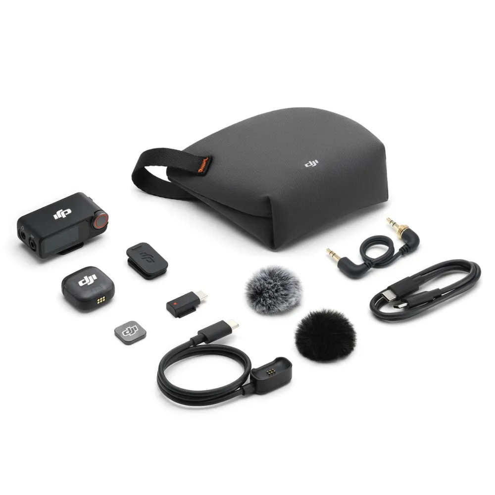 DJI Mikrofoner|Mic 3 trådløst mikrofonsystem 1 TX + 1 RX