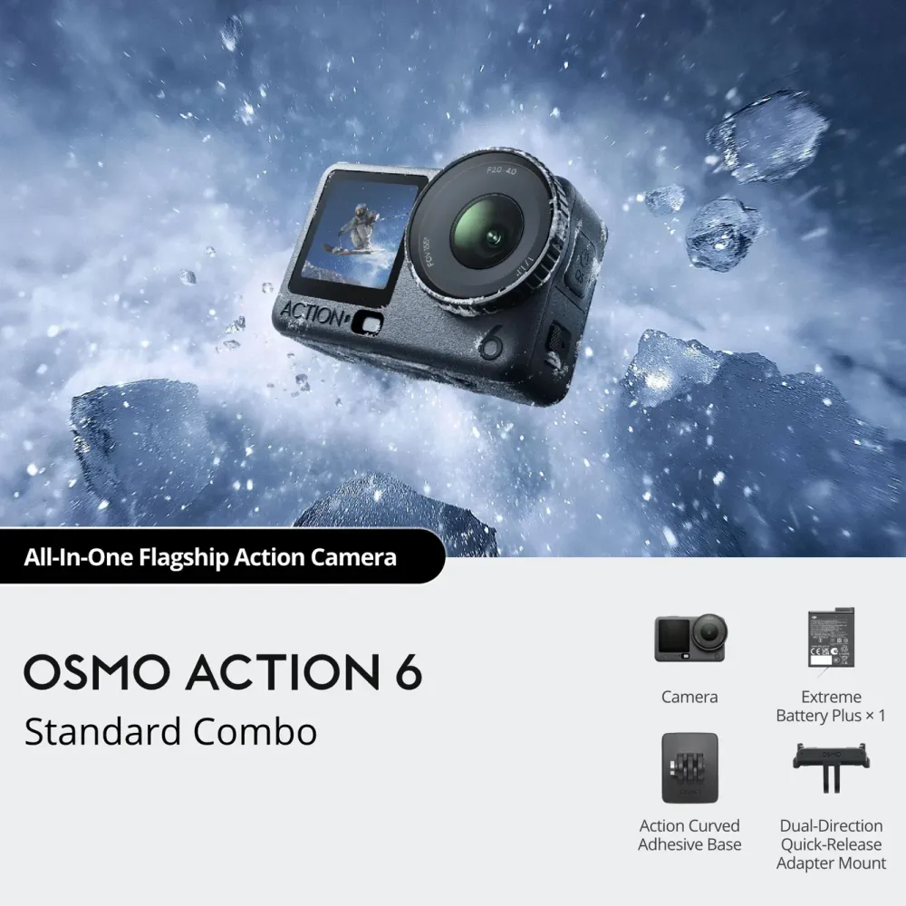 DJI Foto Og Video|Osmo Action 6 Standard Combo