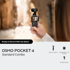 DJI Foto Og Video|Osmo Pocket 4 gimbalkamera Svart
