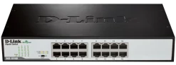 D-Link Kablet Nettverk|DGS-1016D Gigabitswitch 16 porter
