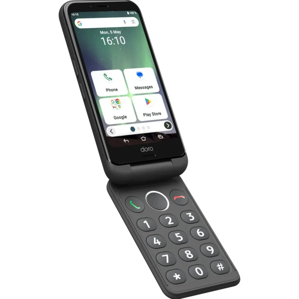 Doro Mobiltelefoner|Aurora A21 smarttelefon Grafittgrå