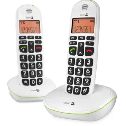 Doro Fasttelefoni|PhoneEasy 100w Duo trådløs hjemmetelefon med lydforsterking