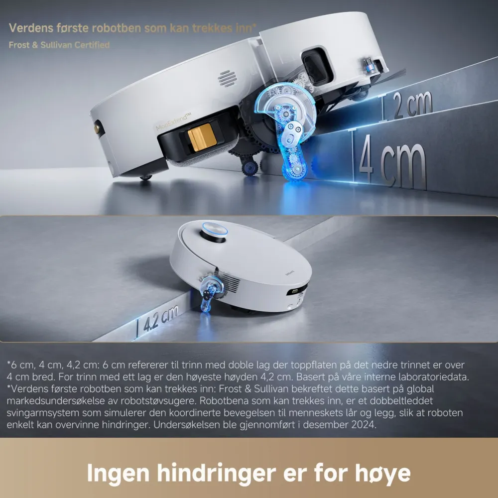 Dreame Rengjøring|Robotstøvsuger|Aqua 10 Ultra Track Complete robotstøvsuger
