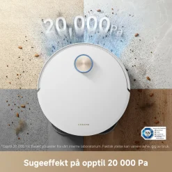 Dreame Rengjøring|Robotstøvsuger|X50 Ultra Robotstøvsuger Hvit