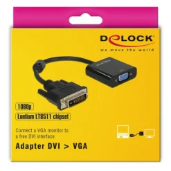 Kjell Kabler Til Datamaskin|Kabler Og Adaptere|DVI-D til VGA-adapter