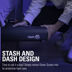 Elgato Foto Og Video|Streaming|Green Screen med sammenleggbart stativ