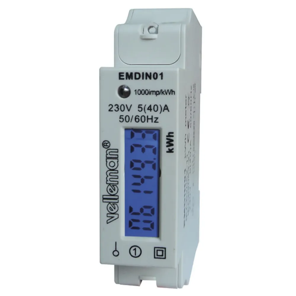 Kjell Sterkstrøm|Energimåler, DIN-montering