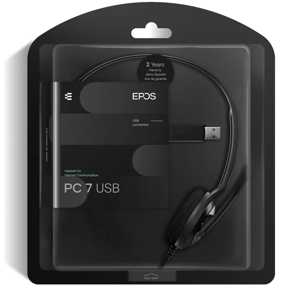 EPOS Dataheadset|Hodetelefoner Og Hodesett|PC-7 dataheadset